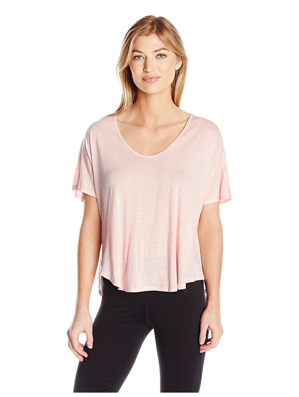 Calvin Klein Womens Performance Plus Size Spacedye Jersey T-Shirt Size 2X
